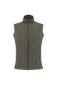 Dames Fleece bodywarmer Kariban K906 GREEN MARBLE HEATHER